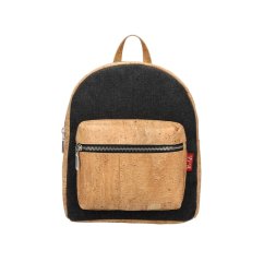 Korkový batůžek Valeria Black