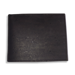 Korková peněženka Leo, Black