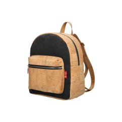 Korkový batůžek Valeria Black